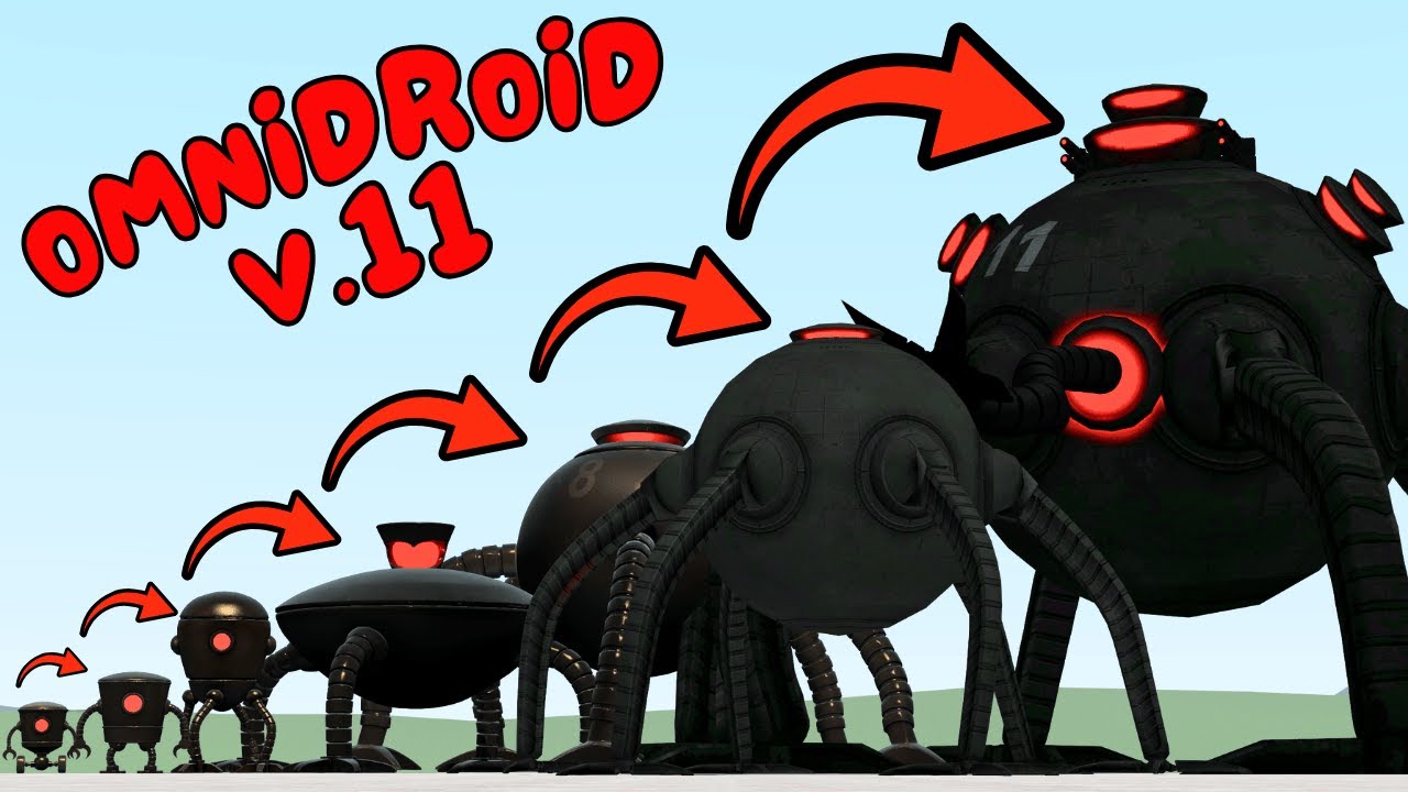 Новая эволюция Omnidroid V.x11 в Garry's Mod