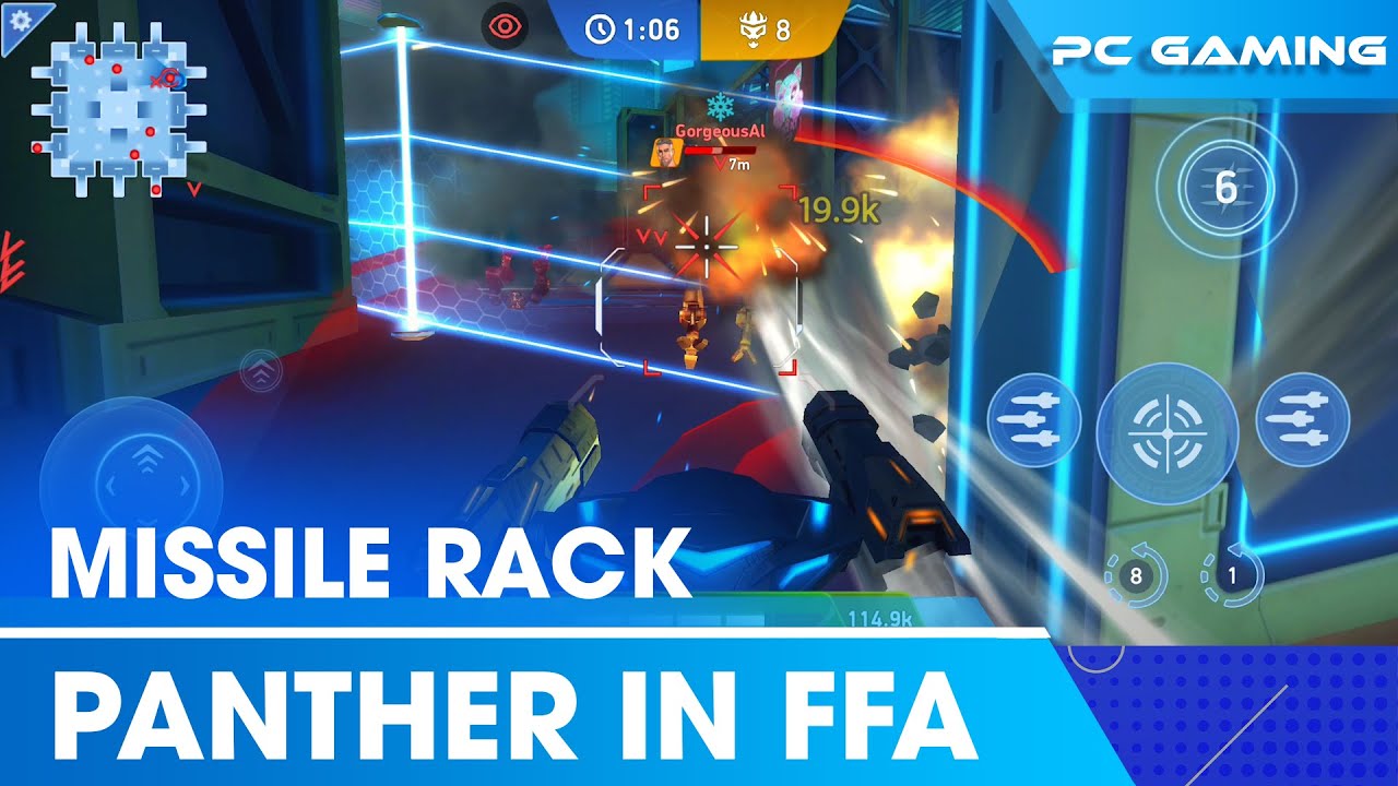 Mech Arena | Panther Missile Rack 12&16 so powerful in FFA