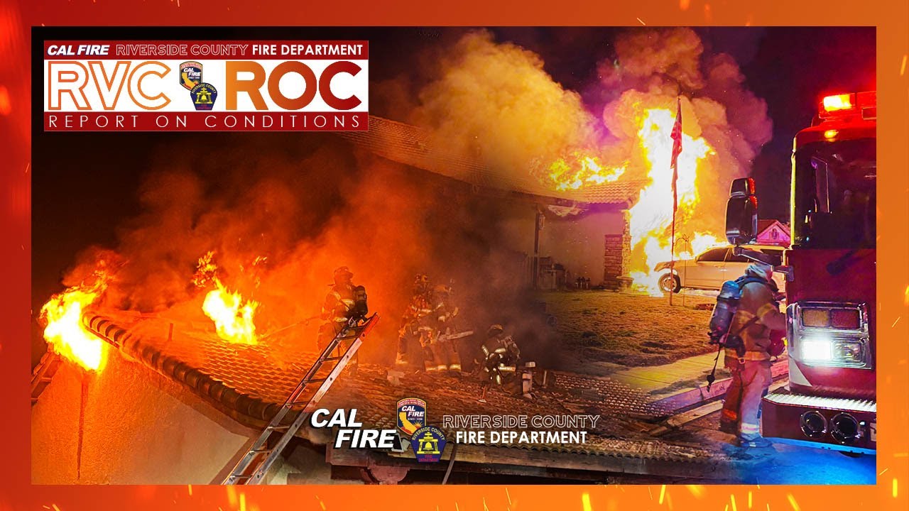 Residential Structure Fire in the City of Indio // February 5, 2025 // Report on Conditions