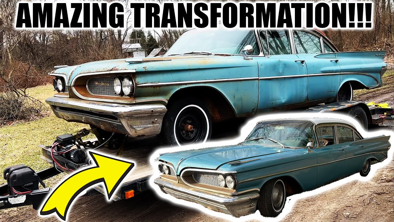 ABANDONED 40+ YEARS 59 Pontiac Transformation