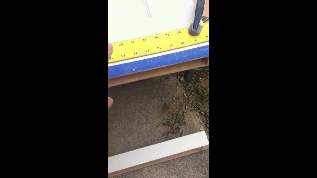 Cutting down a Bi-fold door Video 1