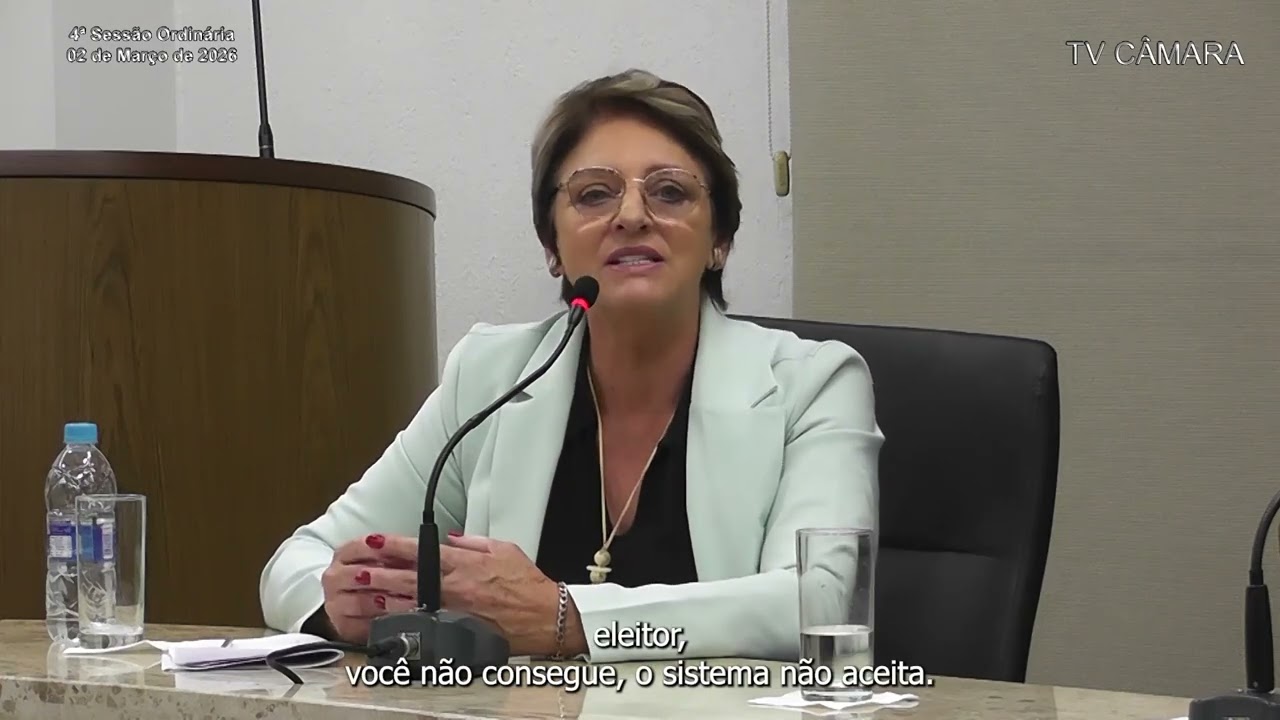 Palavra Livre/Cleonice Moller - 4ª Sessão Ordinária - (02/03/2026)