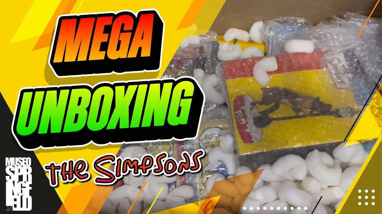 #megaunboxing Mira lo encontrado en este paquete de colección de Los Simpson MUSEO SPRINGFIELD MX