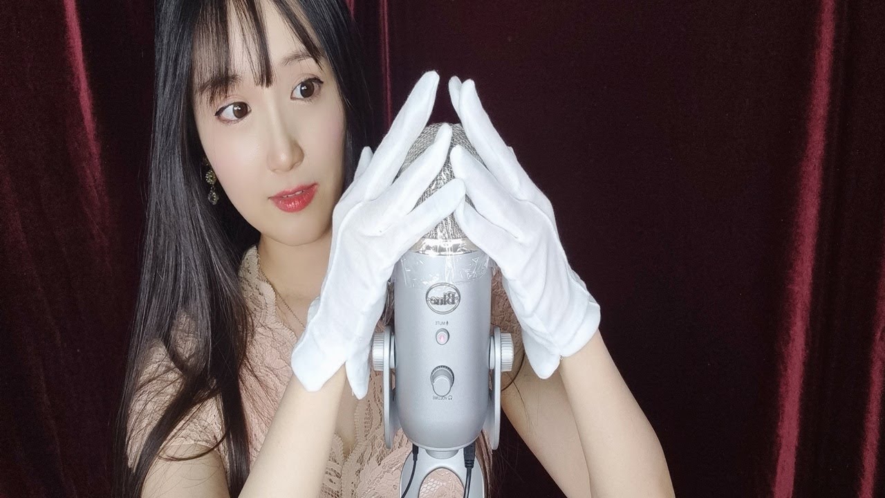 ASMR 블루예티X 마이크로 고막 녹여줄게요ㅣ예식장갑, 딱풀, 폼클렌징 마사지ㅣ위스퍼링ㅣBlueYeti X  Bridal gloves,glues,foam cleansing ASMR