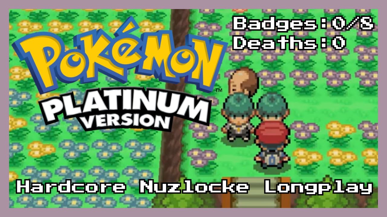 Pokémon Platinum - Longplay - Hardcore Nuzlocke (No Commentary)