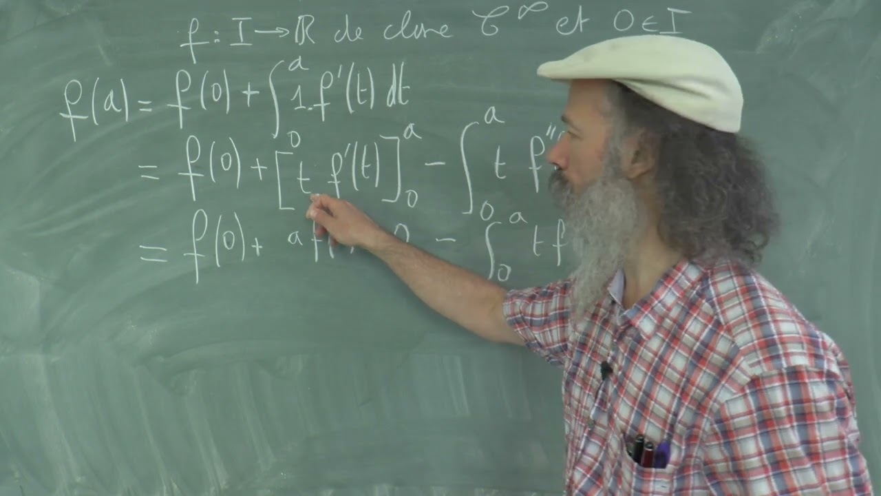 Les séries 12 : La formule de Taylor avec reste intégral