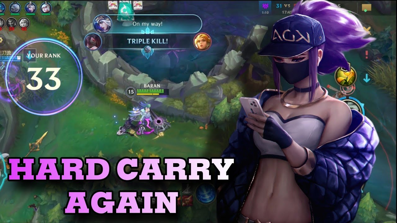 WHY I ON THE WEAK TEAM EVERY-TIME !? | WILD RIFT AKALI