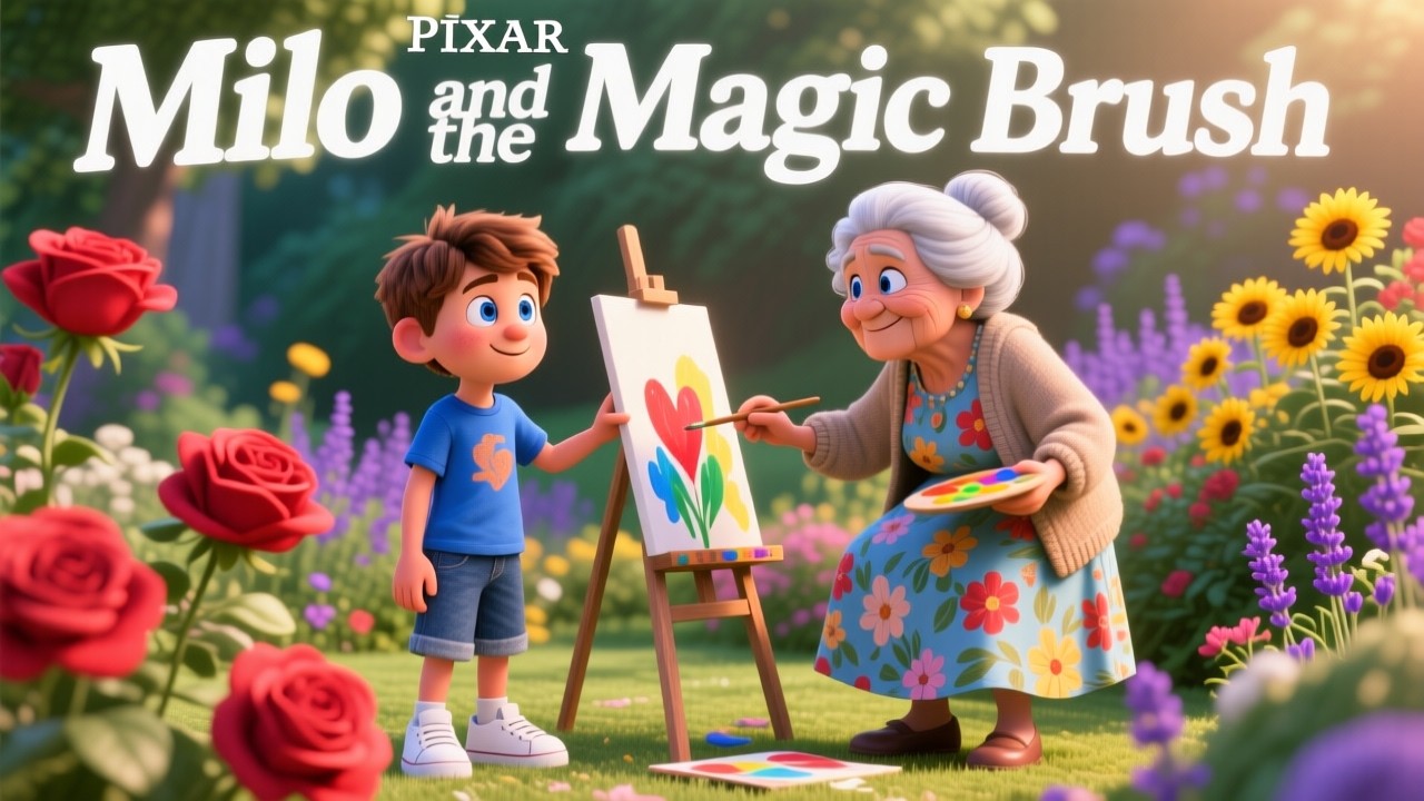 Magic Paintbrush Bedtime Story: Milo's Art Comes to Life! 🎨✨ | Stories for Kids