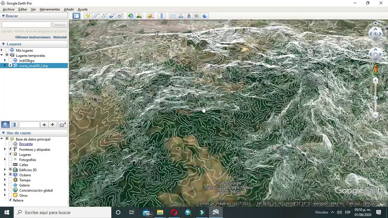 Traza Urbana en Google Earth - Parte II Descarga de cartas topográficas