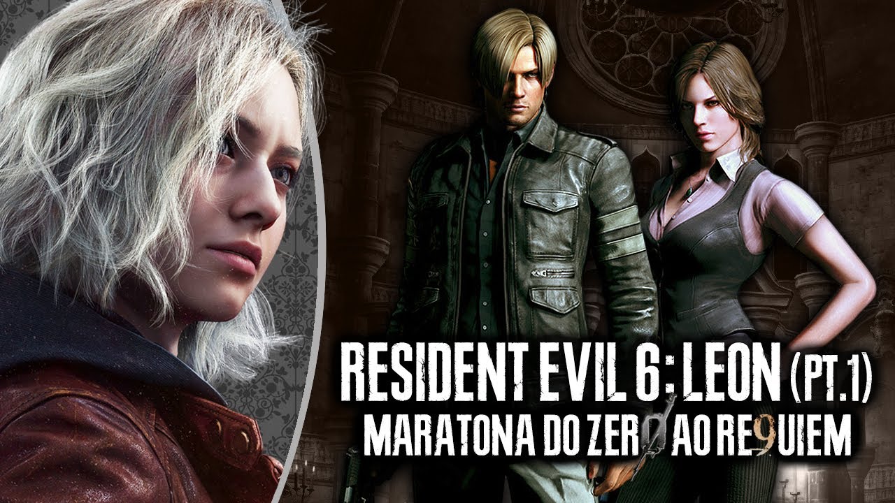 AO VIVO: Jogando RESIDENT EVIL 6 com LEON (Parte 1) | MARATONA Resident Evil do ZERO ao REQUIEM