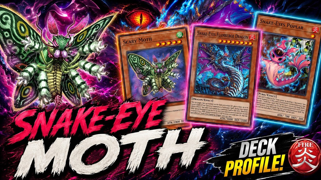 Scary Moth Snake Eye | EASY GUIDE /DECKLIST! Snake-eye floodgate deck profile | Yu-Gi-Oh! Duel Links