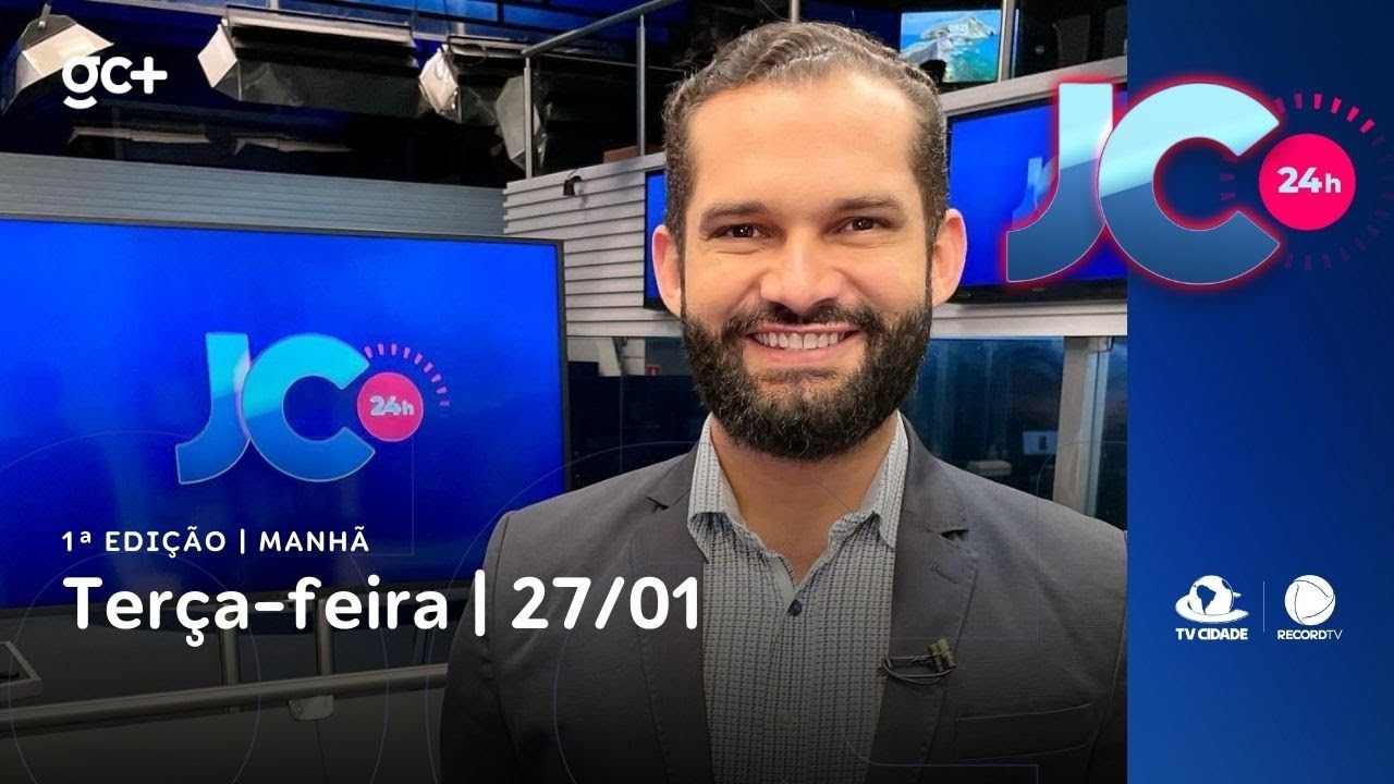 JC 24 horas | 1ª edição | Manhã | 27/01/2026 | Jornal da Cidade