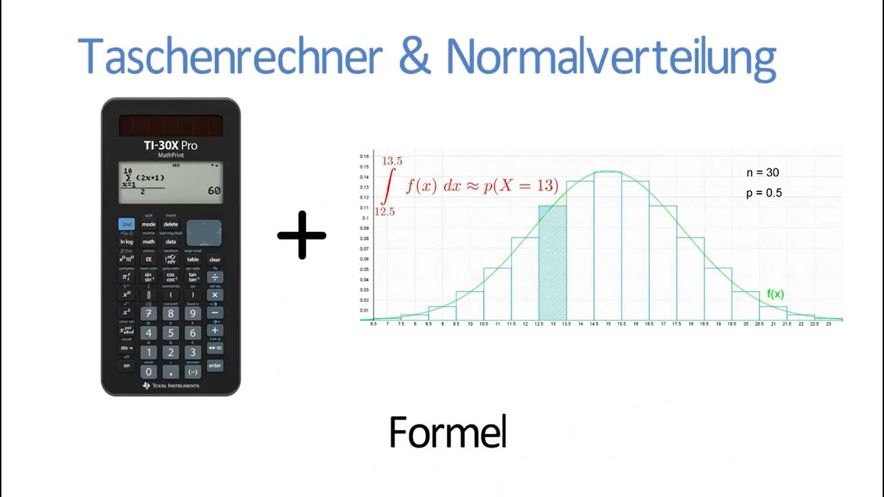 Normalverteilung und Taschenrechner
