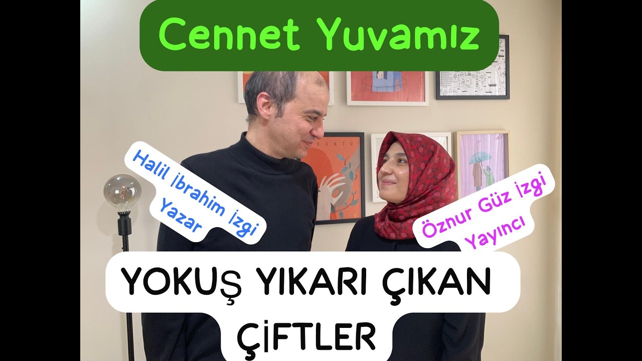 YOKUŞ YUKARI ÇIKAN BİR ÇİFT! #cennetyuvamız söyleşisinde@Halil Ibrahim Izgi ve  sevgili eşi Öznur Güz İzgi ile