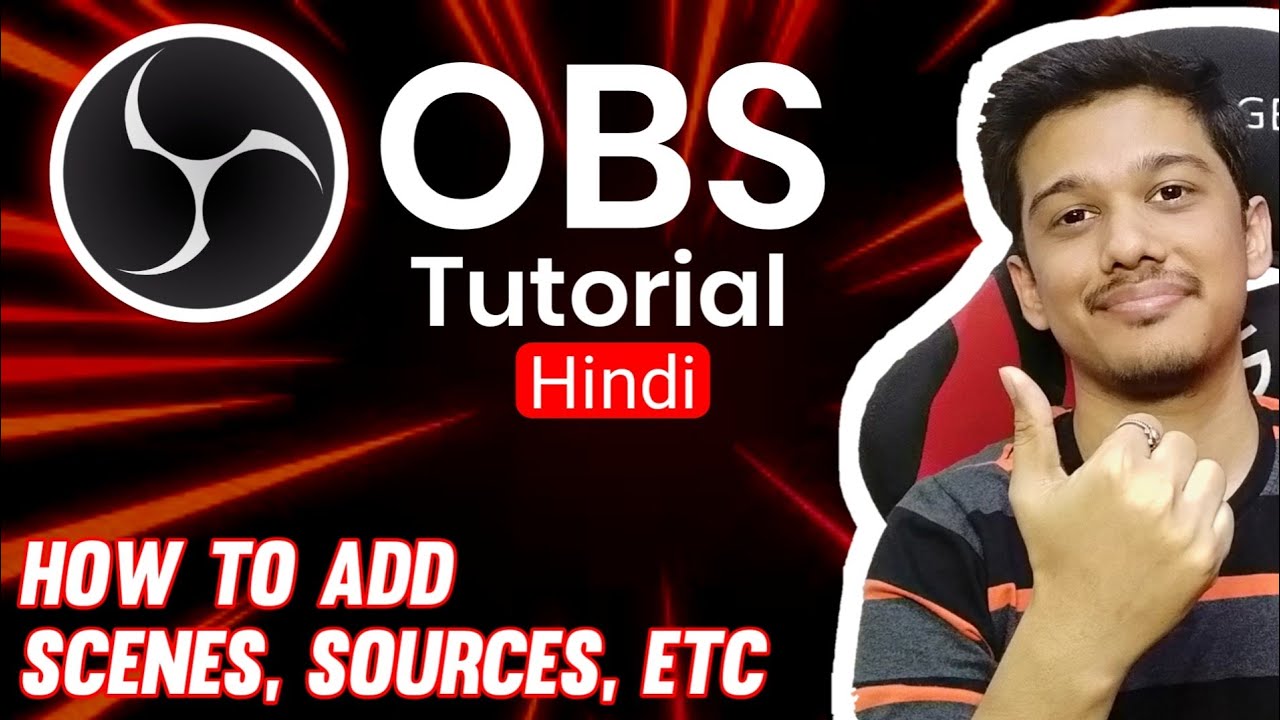 How To Live Stream With OBS Studio | OBS Studio Tutorial in Hindi