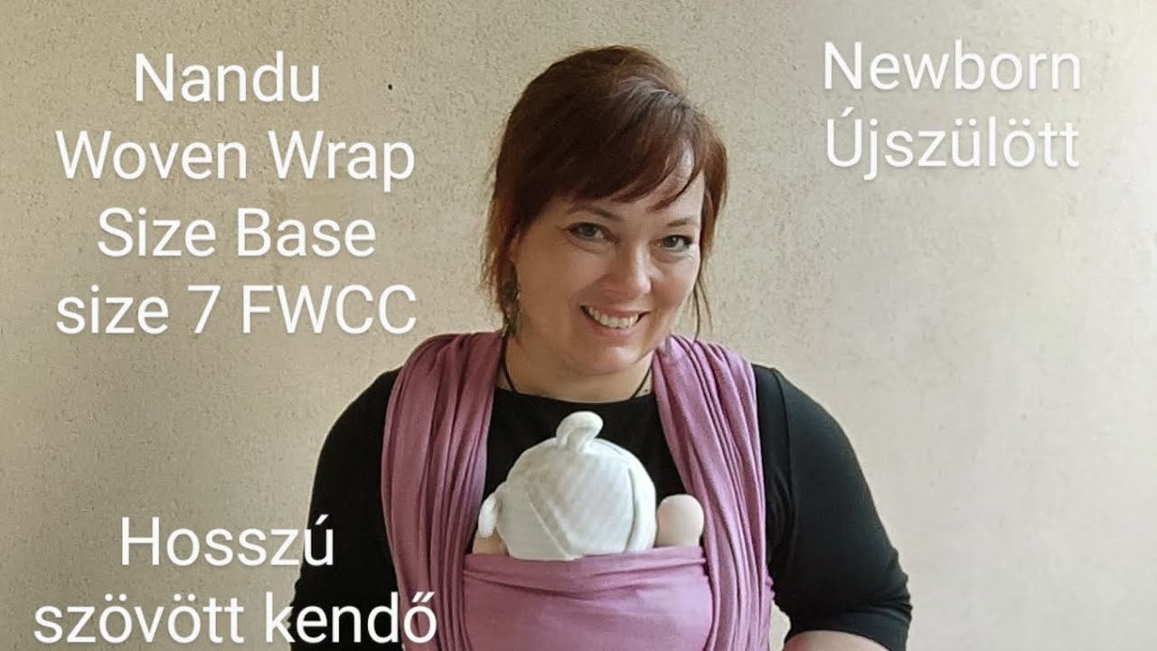 Nandu szövött kendő Belül Zsebes Kötés - újszülöttnek - FWCC Newborn