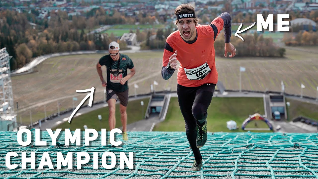 Running The Steepest 400m Race on Earth against an OLYMPIC CHAMPION!