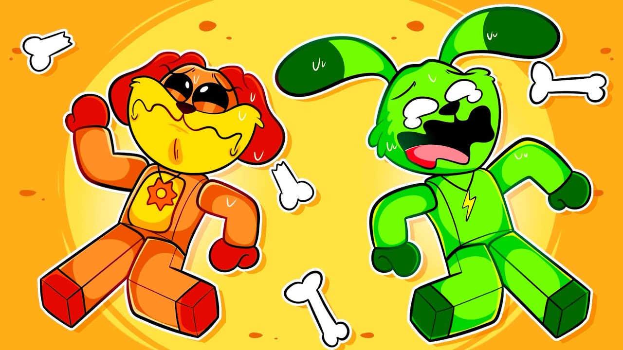 DogDay e Hoppy QUEBRARAM TODOS os OSSOS no Roblox!