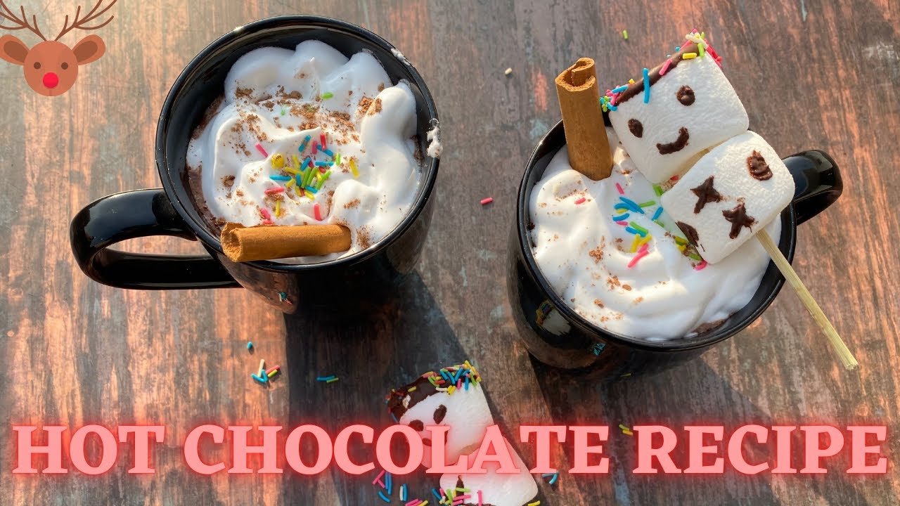 Hot chocolate (with Marshmallows)🎅|| Thehomechef.283 