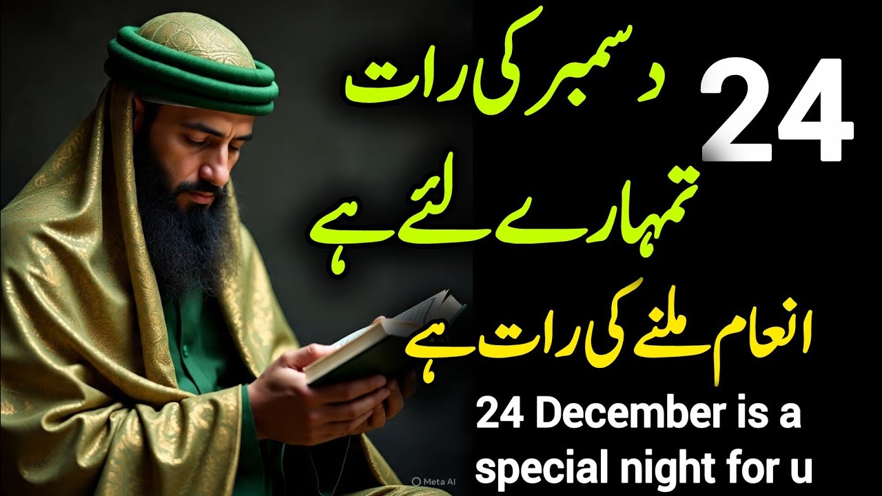 ✅23 December2025 24 December Ki raat Tumhare liye hai 