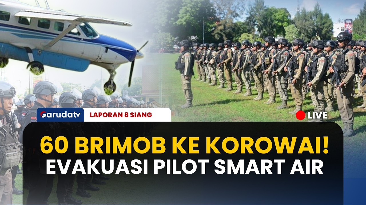 Evakuasi Korban Smart Air: Satgas Damai Cartenz Kirim 60 Personel Brimob ke Bander Korowai