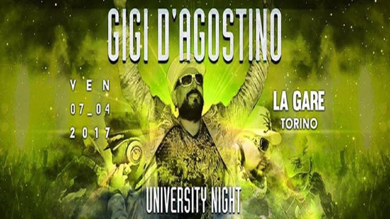 Gigi D'Agostino @ Discoteca LA GARE - Torino 07/04/17