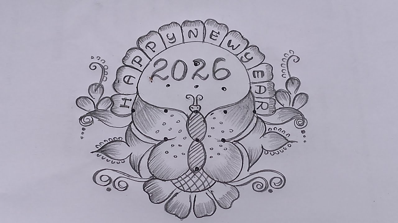 New year rangoli 2026 🪔 easy dots rangoli 🌺 simple muggulu 🌺 flower rangoli 🌺 butterfly kolam 🌺 art