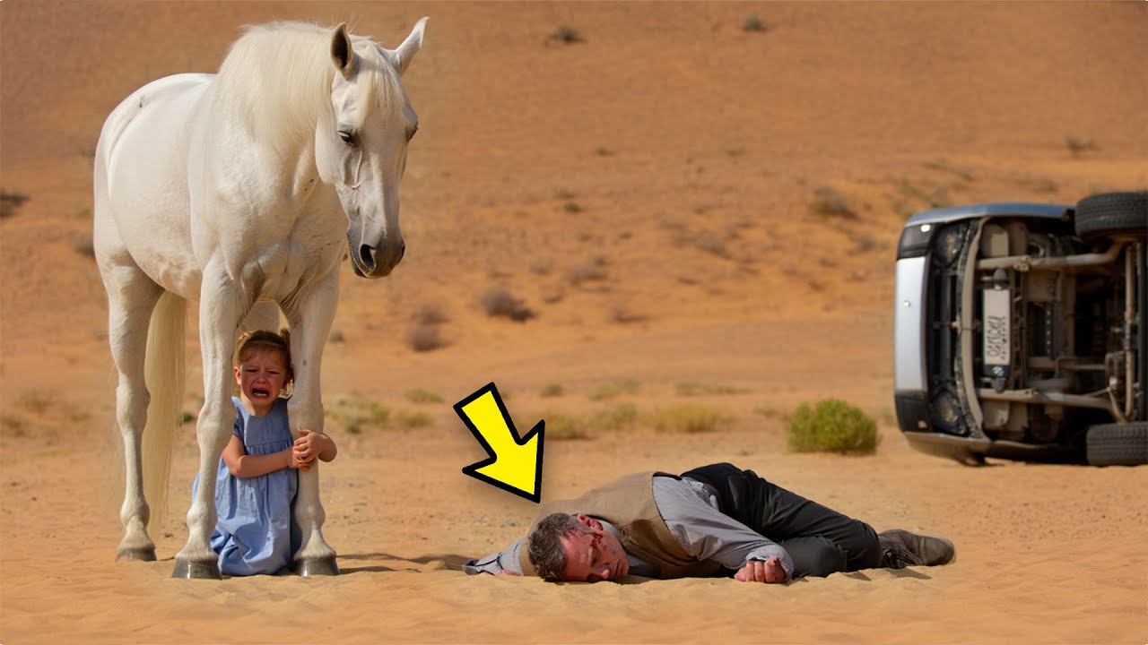 BĂRBAT BOGAT ÎȘI ABANDONEAZĂ FIICA în DEȘERT, DAR NU SE AȘTEPTA CA UN CAL SĂ FACĂ ASTA…