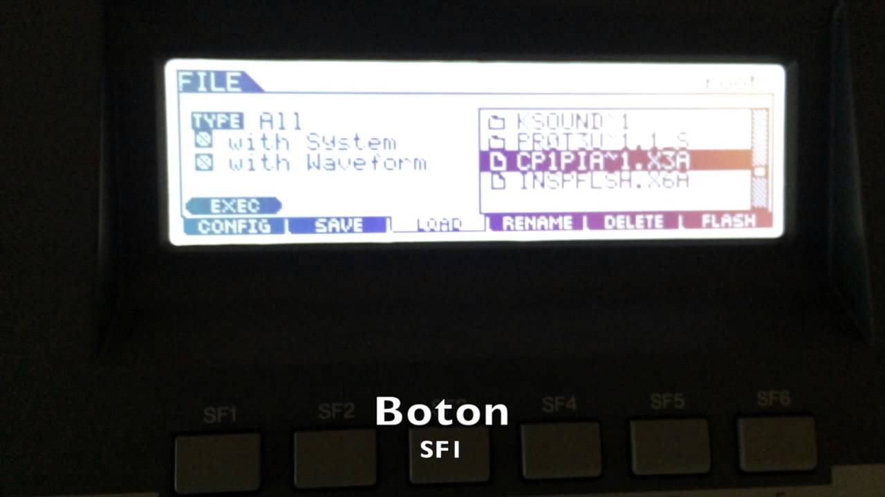 Como instalar Voces(voices) o librerías en un Yamaha MOXF