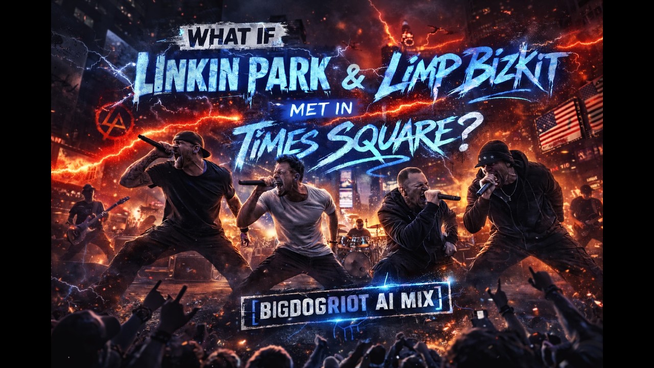 Rap Metal Revival | Limp Bizkit & Linkin Park Energy in Times Square (AI Mix Series)