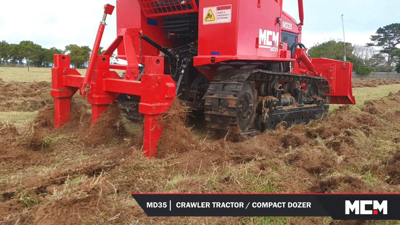MD35 Crawler Tractor/Compact Dozer with Three Shank Ripper - Eastwind Type Dozer UPGRADED