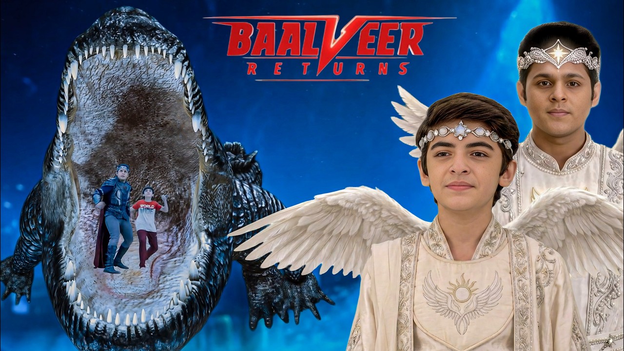 जब एक बड़े मगरमच्छ ने विवान और बालवीर को निगला ज़िंदा || Baalveer Returns