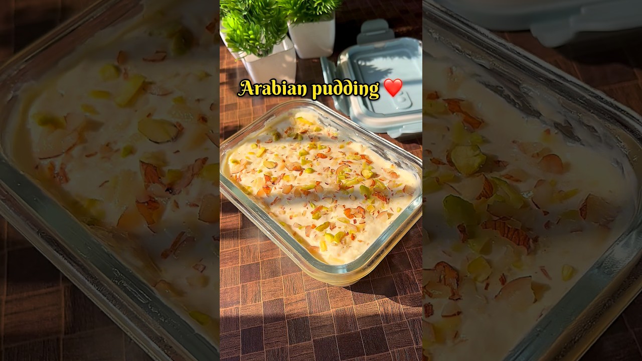 Arabian pudding recipe #arabianpudding #shorts #youtubeshorts #viral #ramadanrecipes #dessertrecipe