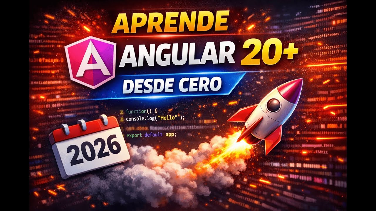 Aprende Angular 20+ Desde Cero - Curso Completo Paso a Paso (2026)