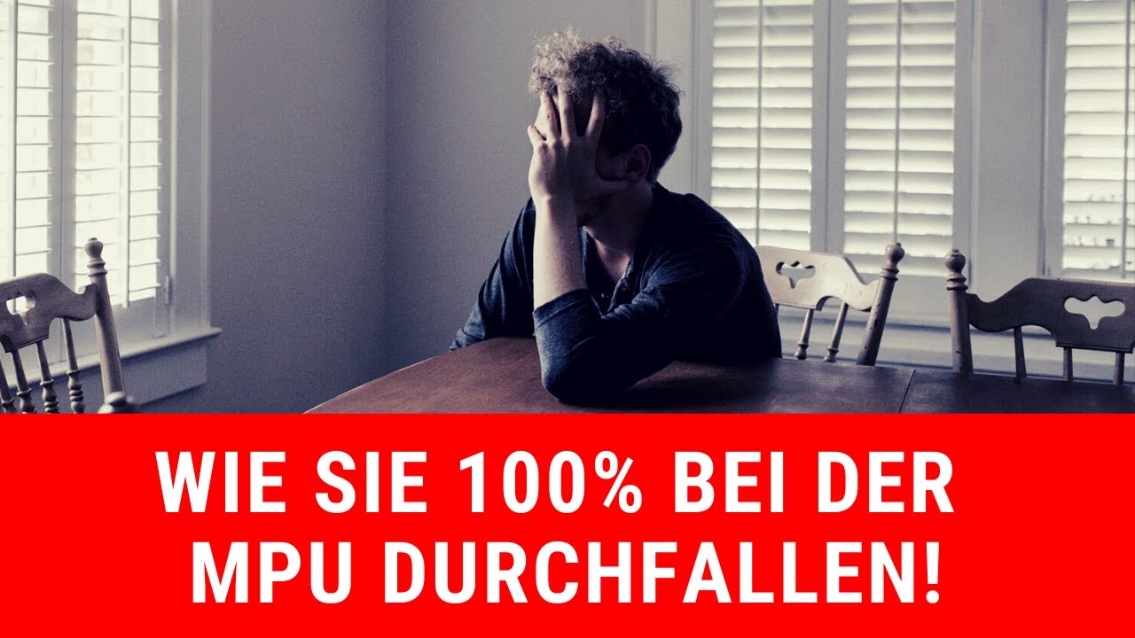 Die 5 SCHLIMMSTEN FEHLER bei der MPU