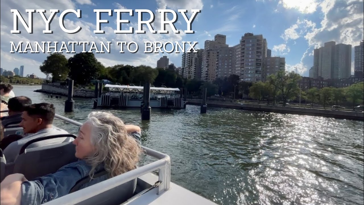 NYC Ferry East River Route from East 90th Street to Soundview [4K]