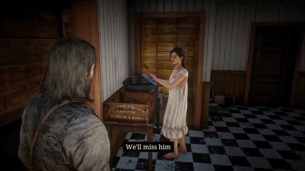 After the ending John and Abigail talk about missing Charles, I never heard this before