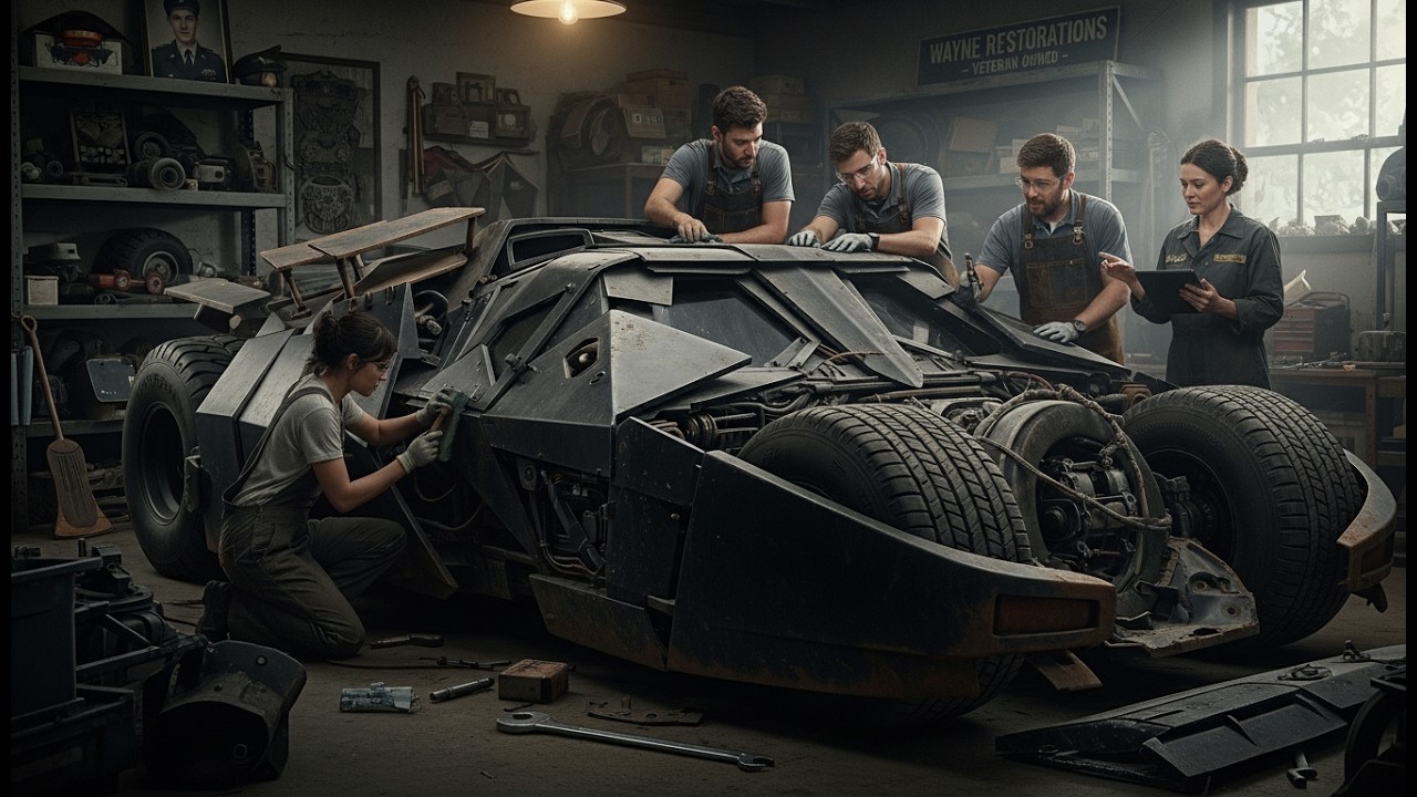 I Restoring an Abandoned Tumbler Batmobile Bought from a 96-Year-Old Military Engineer