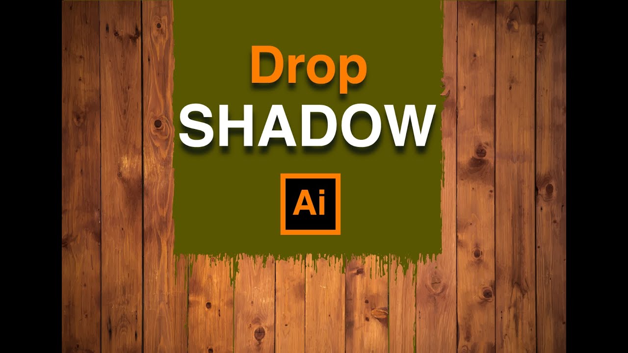 How to create drop shadow effect in illustrator! اردو / हिंदी`