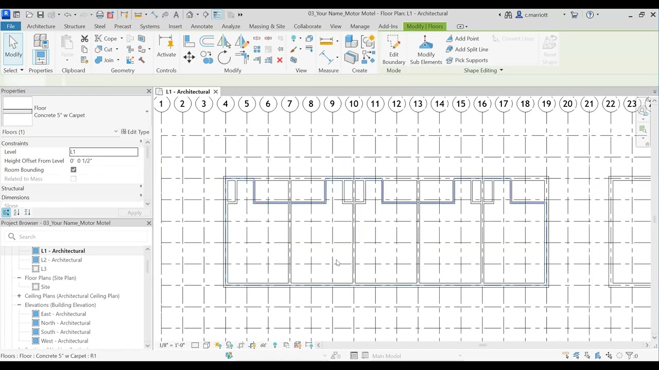 Floor Assemblies in Revit
