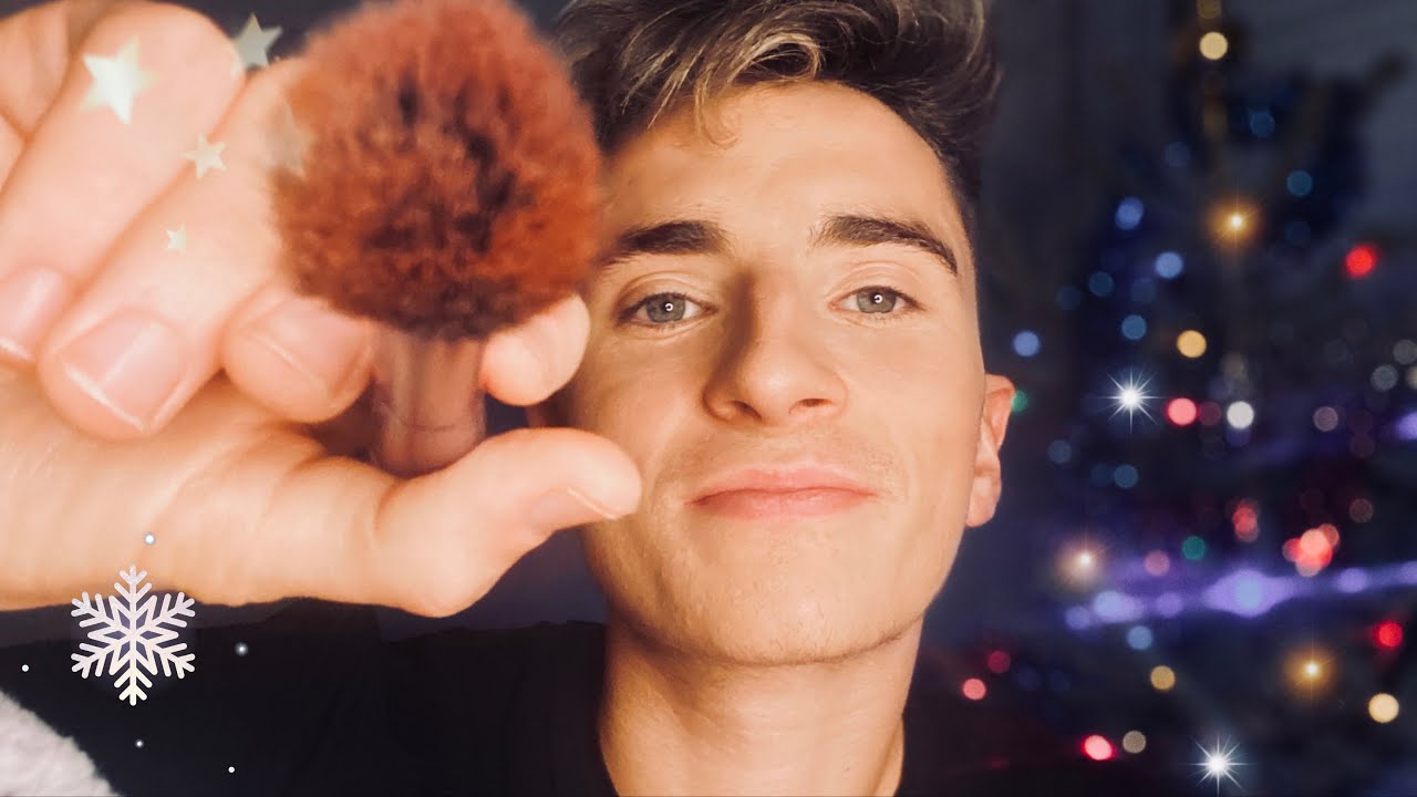 ROLEPLAY JE TE MAQUILLE 💄 pour Noël / ASMR Français (Face touching, brushing, personnal attention…)