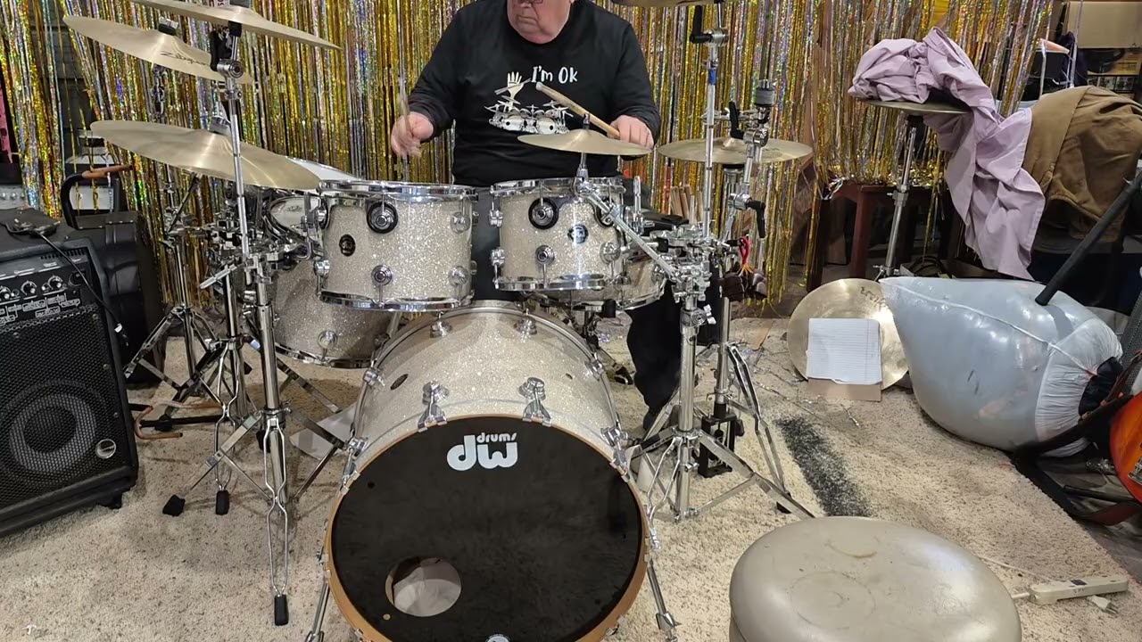Mr Grunt grunts on drum solo.
