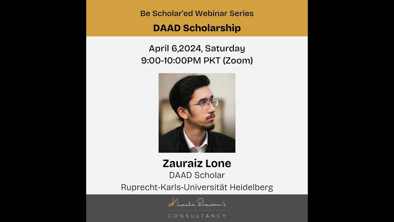 From scholarship research to winning the DAAD EPOS Scholarship! Public Health Masters x Zauraiz Lone