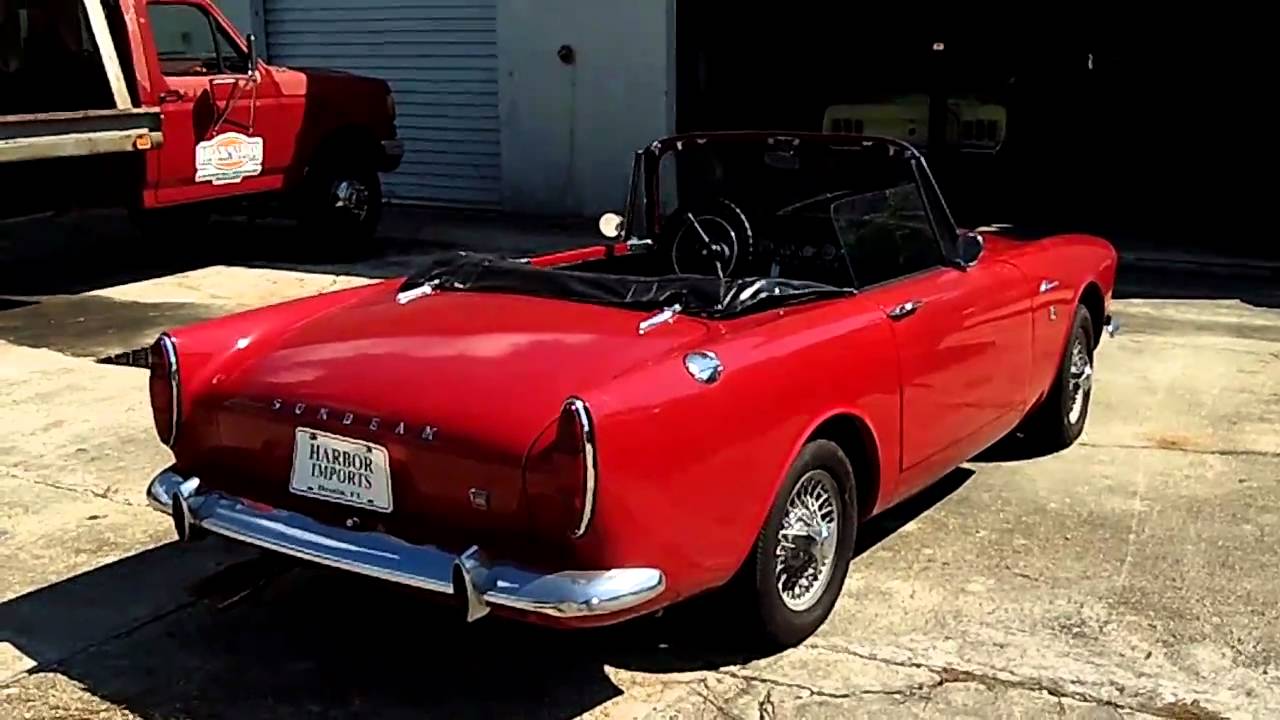 67 Sunbeam Alpine Test Drive