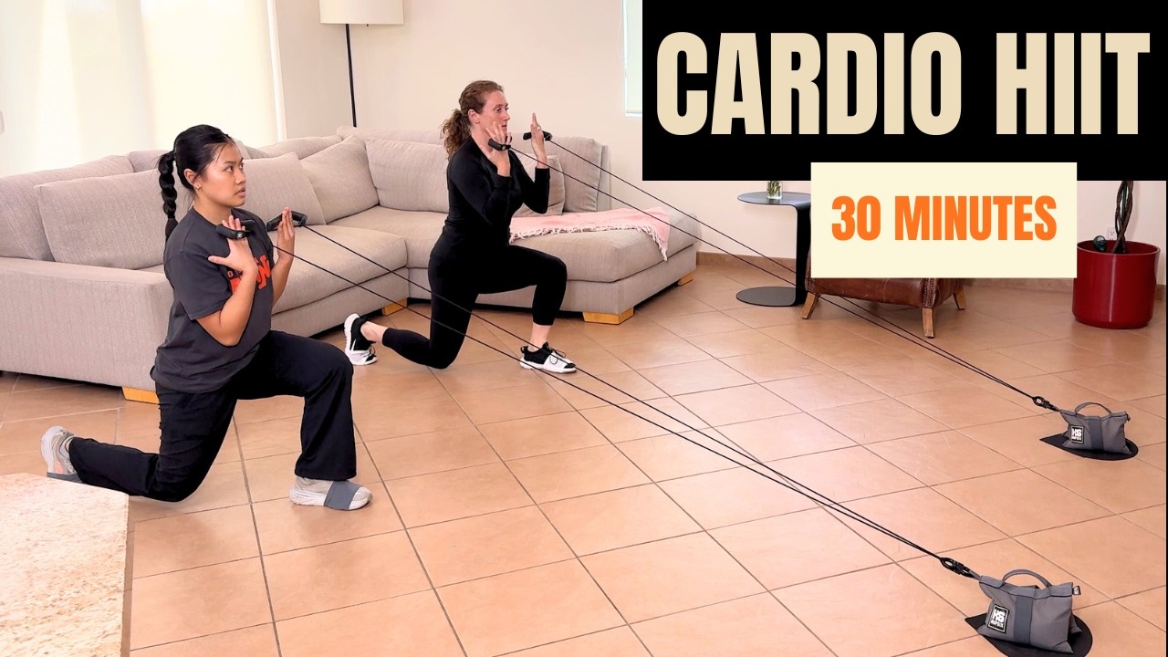 30 Minute Full Body Cardio HIIT Workout | HupSix