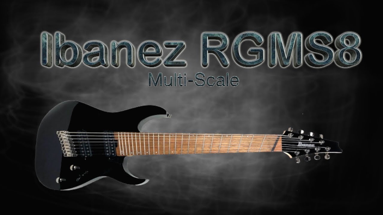 Mr D's Music Reviews #5  -  Ibanez RGMS8 BK multi scale