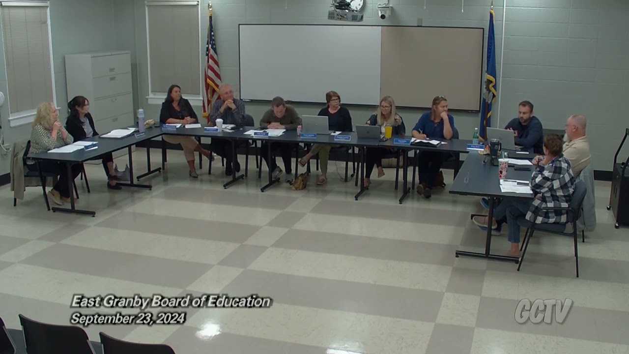 East Granby Board of Education - 09-23-24