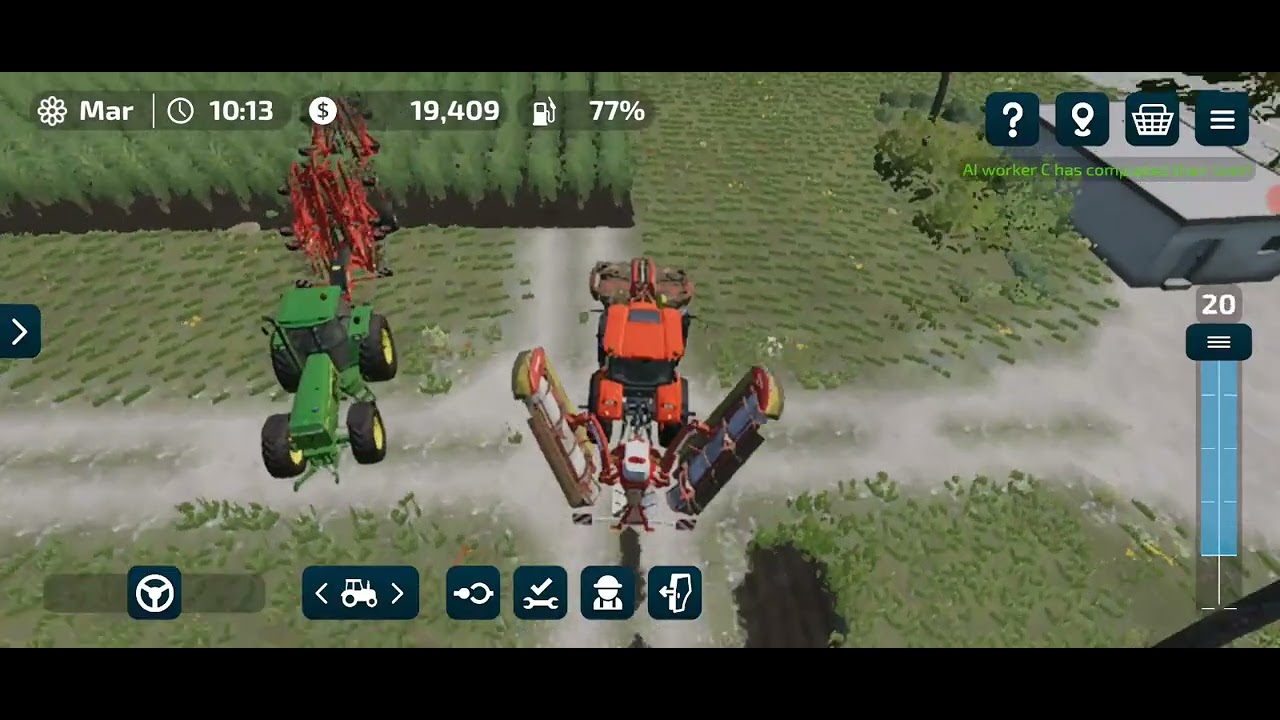 Farming simulator mobile 23 ep 12 challenge getting the cow pen