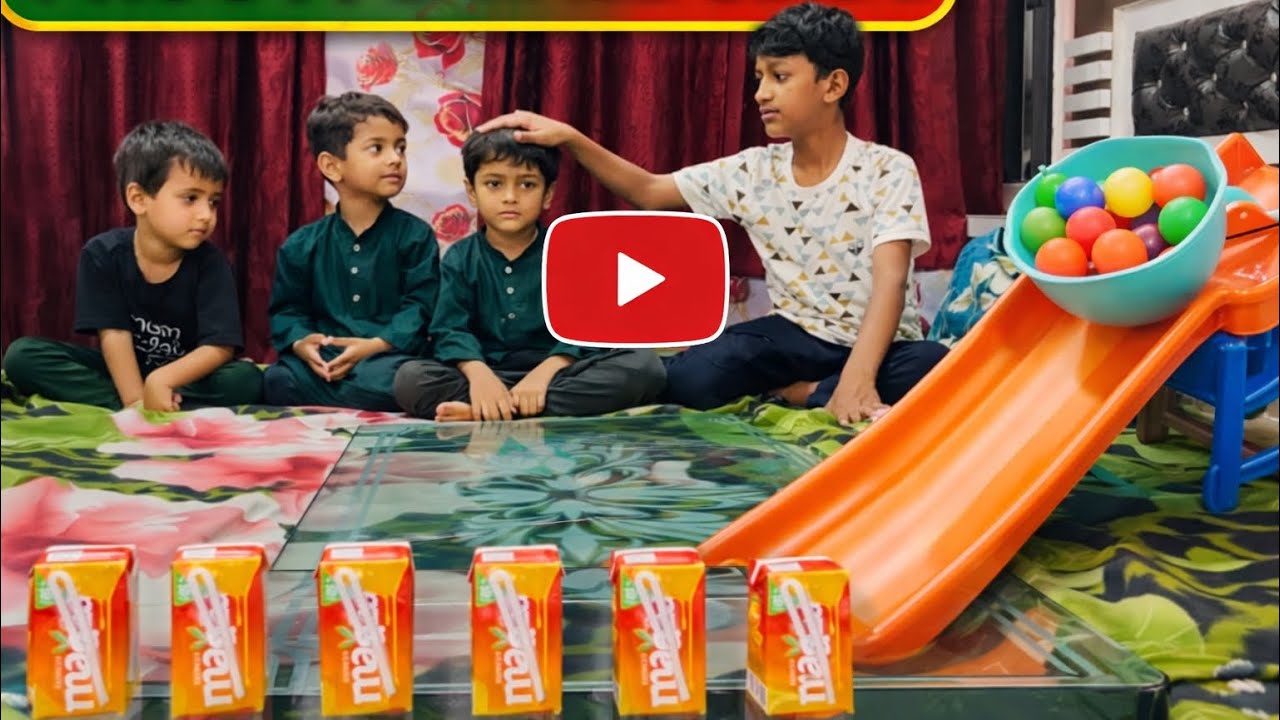 Maaza & Ball Slide Game 😍 Kis Ki Qismat Achhi?