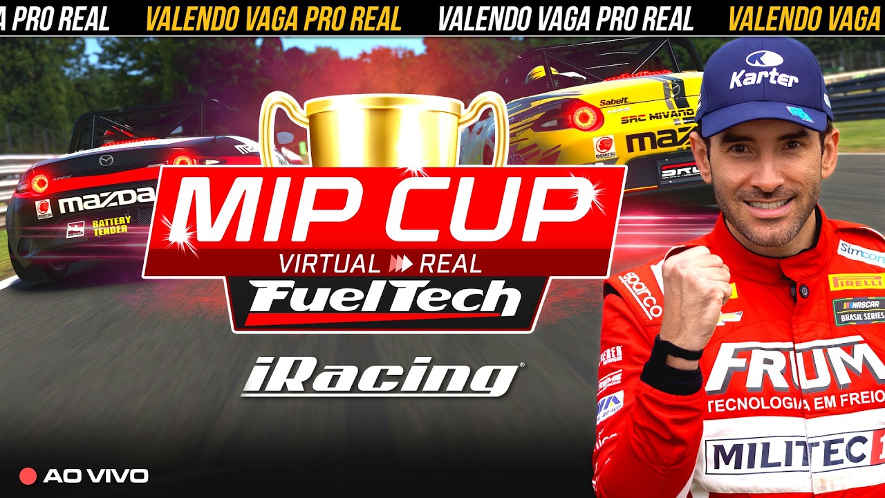 Valendo vaga pro AUTOMOBILISMO REAL! | MIP CUP | iRacing | Etapa 1
